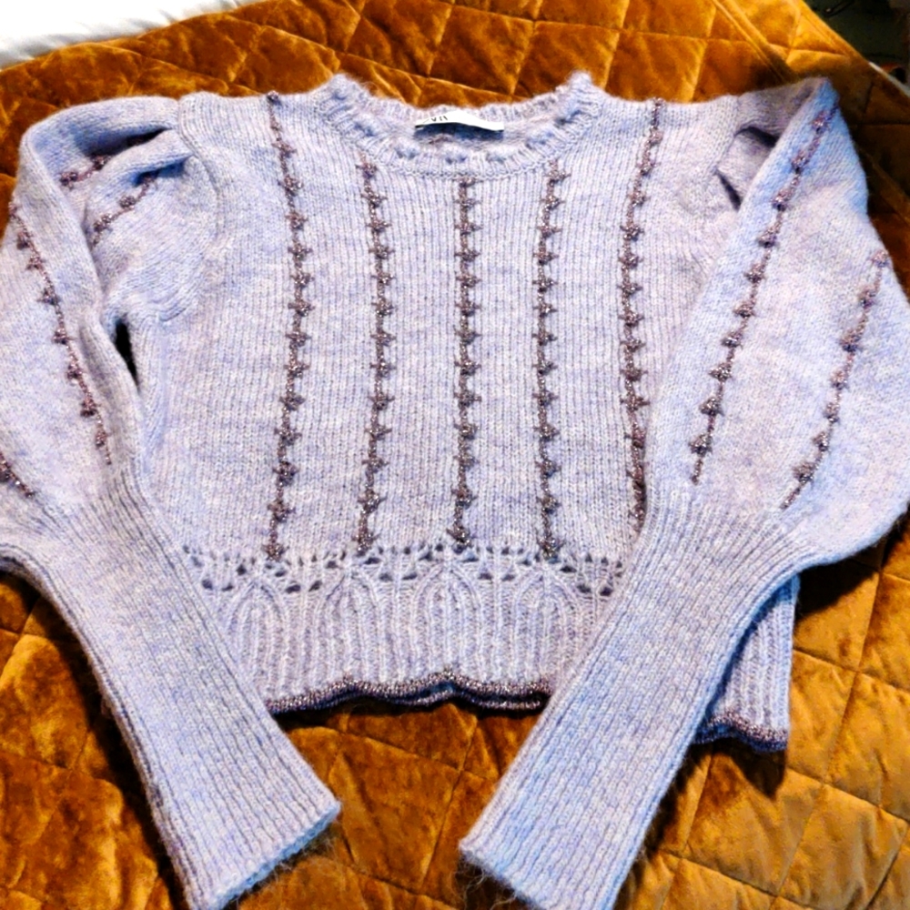 Gorgeous purple Zara sweater